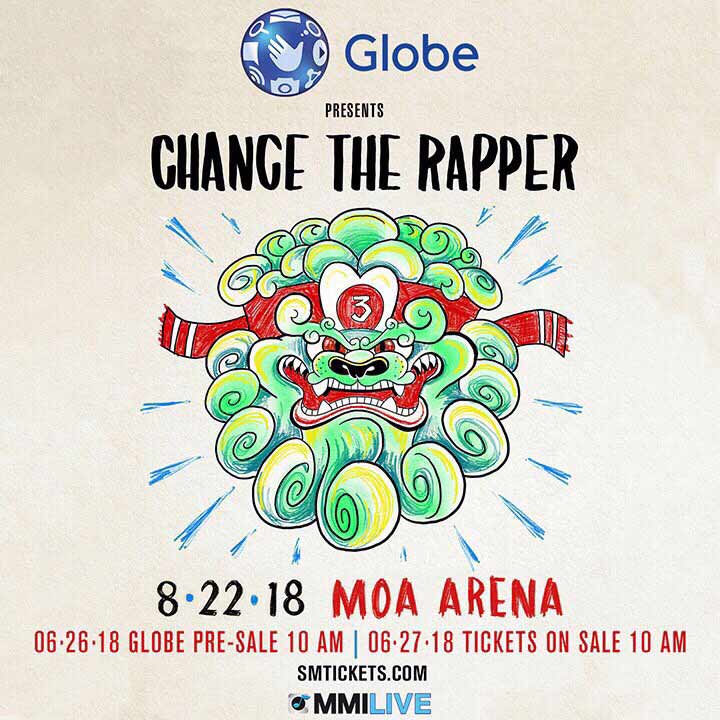 Poster for Chance The Rapper Live in Manila