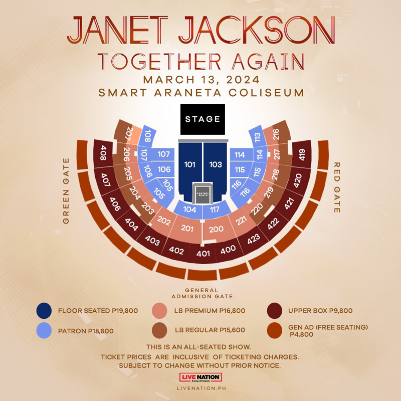 Janet Jackson 2024 manila poster